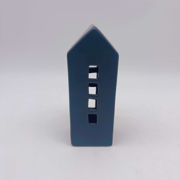 Black Ceramic Hollow Christmas House Decor