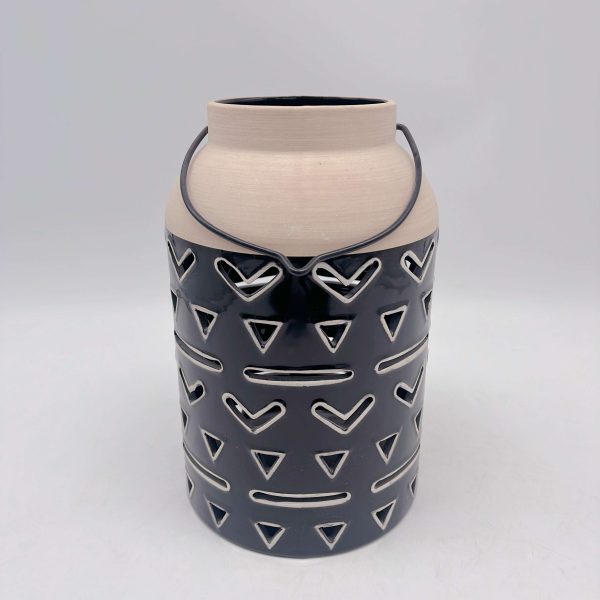 Black Ceramic Lantern