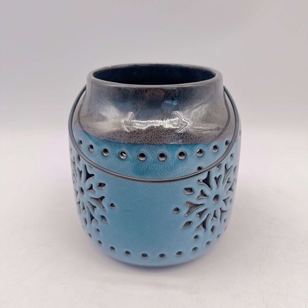 Blue Ceramic Glaze Lantern