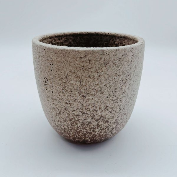 Brown Ceramic Spray Pot Planter