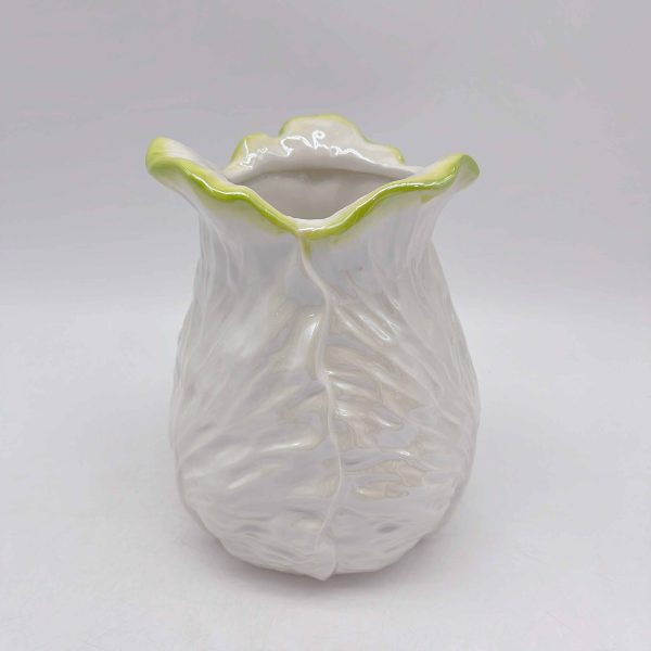Ceramic Cabbage Flower Vase Unique Home Decor Planter