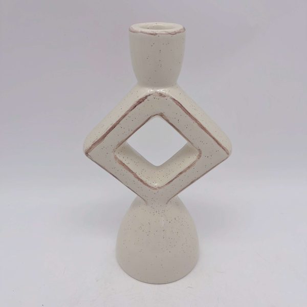 Ceramic Candle Holder Stand Elegant Design