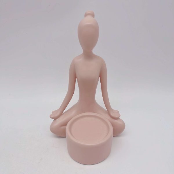 Ceramic Figurine Candle Holder