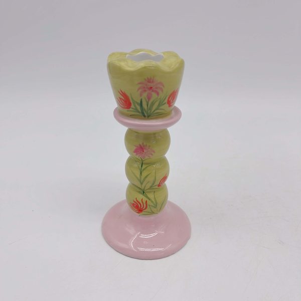 Ceramic Green Candle Holder Stand