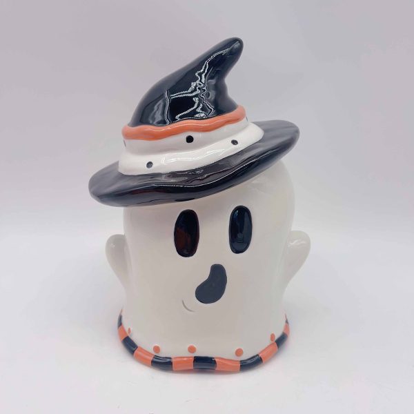 Ceramic Halloween Ghost Jar Cute Design
