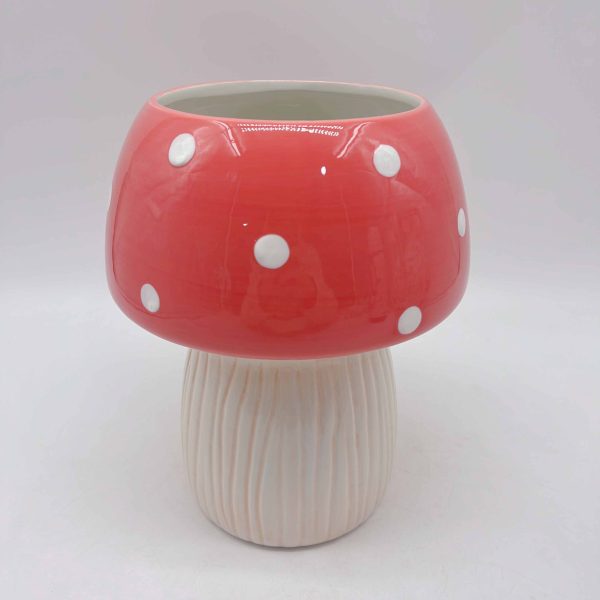 Ceramic Mushroom Vase Decor Elegant