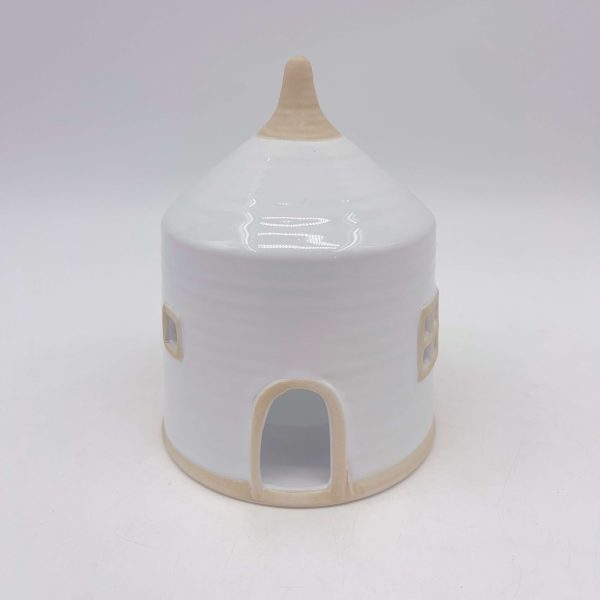 Ceramic Round Christmas House Decor