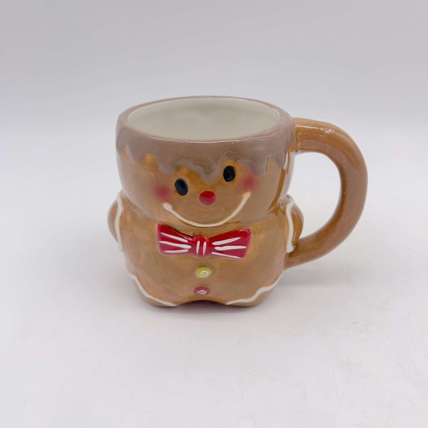 Cute Ceramic Gingerbread Man Mug