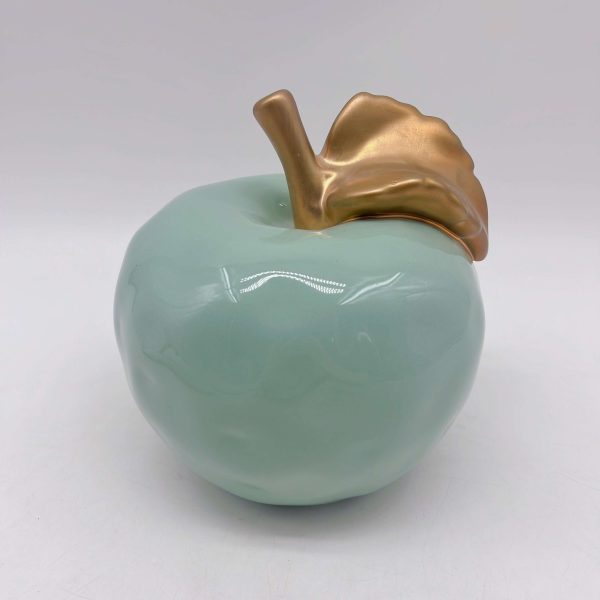 Green Apple Ceramic Ornament