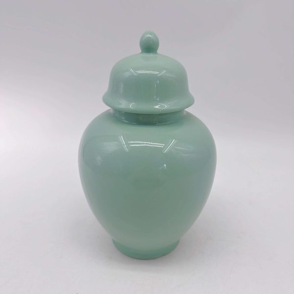 Green Ceramic Jar