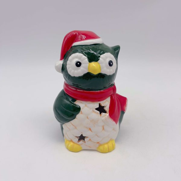 Green Fox Hollow Ceramic Figurine Decor