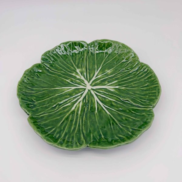 Large Ceramic Green Vegetable Plate