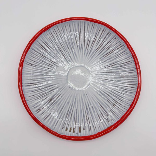 Large Ceramic Mushroom Plate