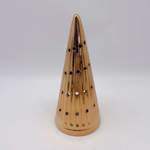 Large Gold Ceramic Christmas Decoration