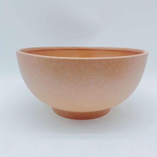 Orange Ceramic Flower Pot