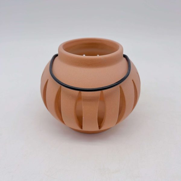 Orange Ceramic Lantern Light