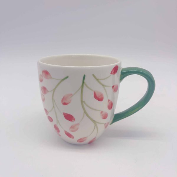 Orange Fruit Ceramic Halloween Mug White