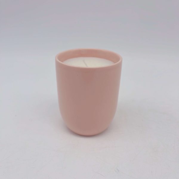 Pink Ceramic Candle Holder