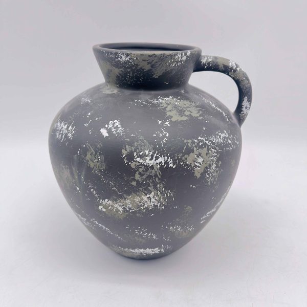 Small Black Ceramic Vase