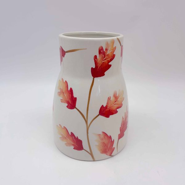 Small Maple Leaf Ceramic Halloween Vase