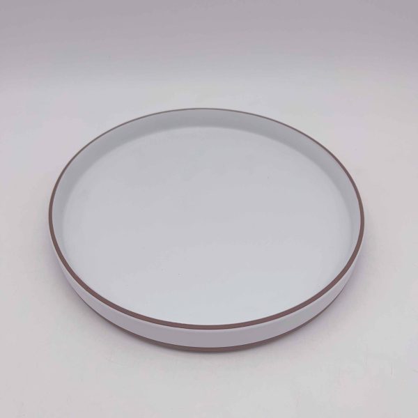 Small Round Blue White Ceramic Plate