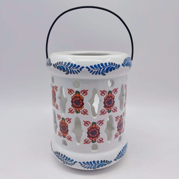 White Ceramic Decorative Lantern