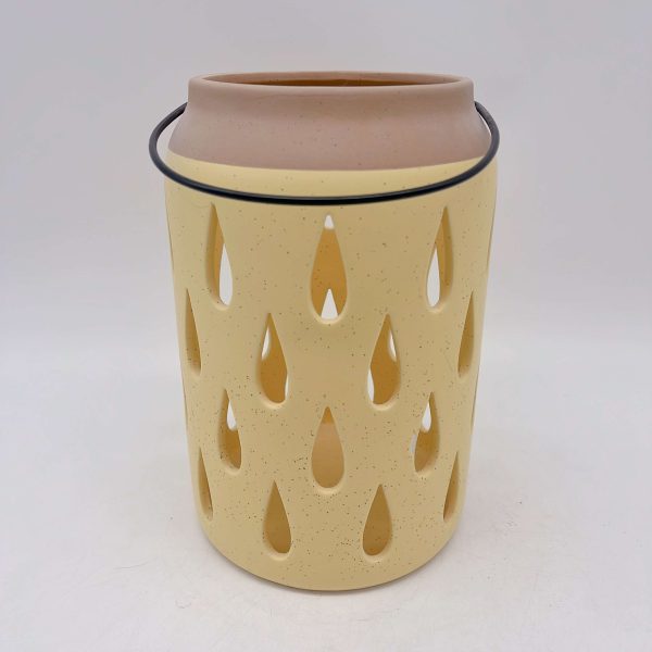 Yellow Ceramic Wind Lantern